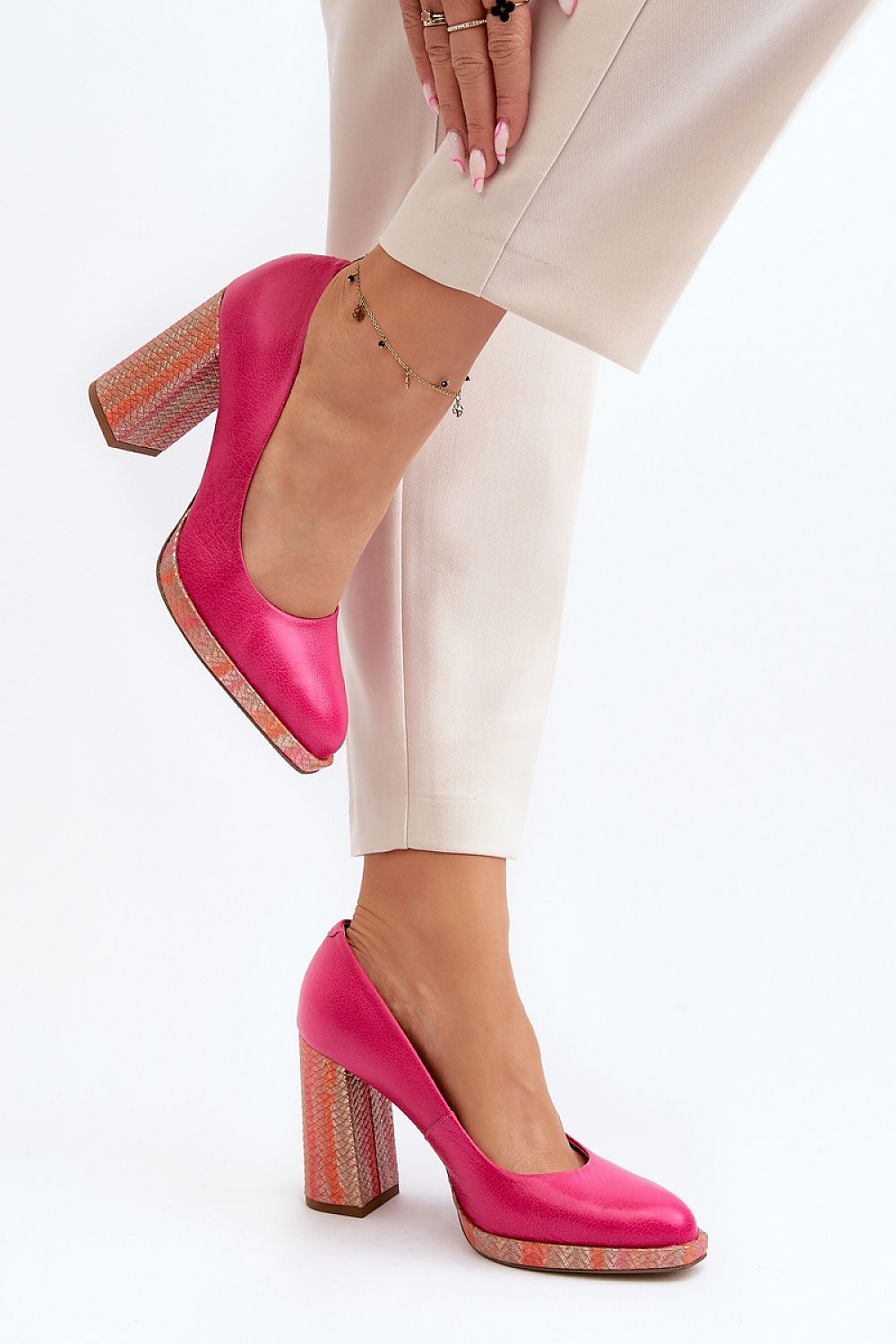  Pumps met dikke hak model 192296 Step in style 
