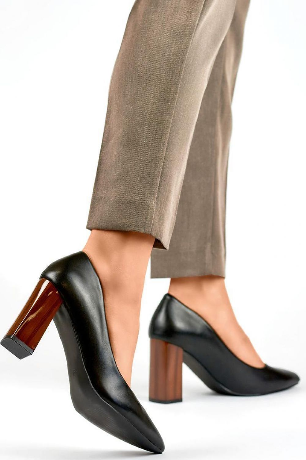  Pumps met dikke hak model 197988 PRIMO 