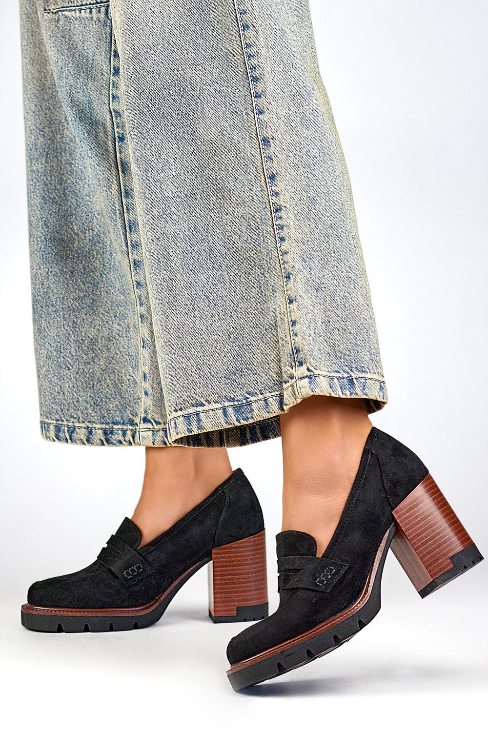  Pumps met dikke hak model 200455 PRIMO 