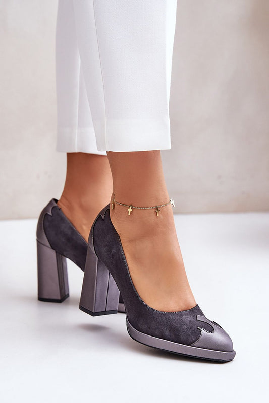  Pumps met dikke hak model 201727 Step in style 