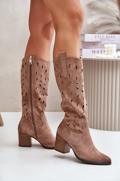  Laarzen met hoge hakken model 202108 Step in style 