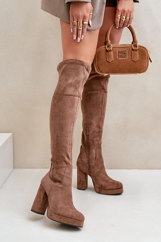  Laarzen met hoge hakken model 203507 Step in style 