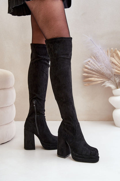  Laarzen met hoge hakken model 203517 Step in style 