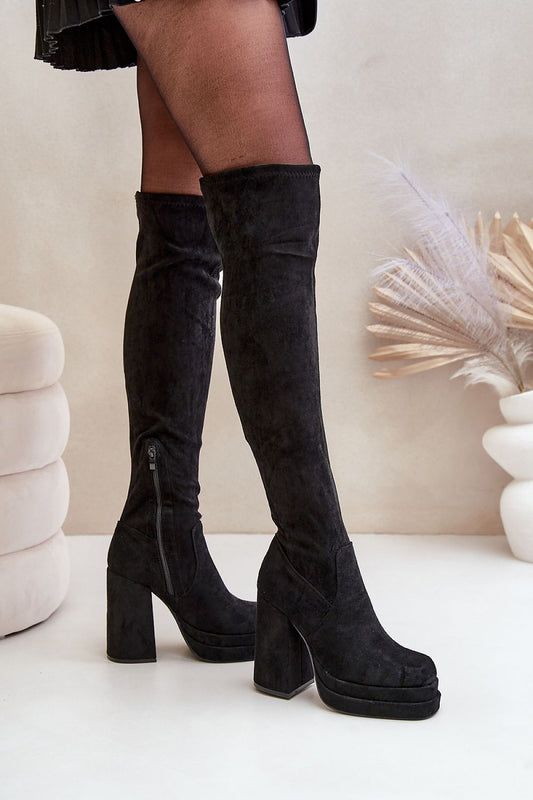  Laarzen met hoge hakken model 203517 Step in style 