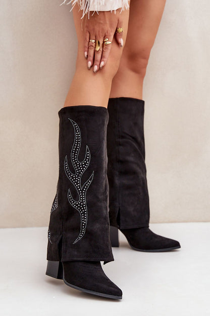  Laarzen met hoge hakken model 204656 Step in style 