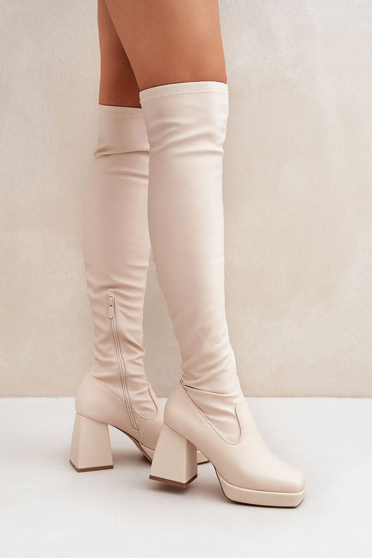  Laarzen met hoge hakken model 204664 Step in style 