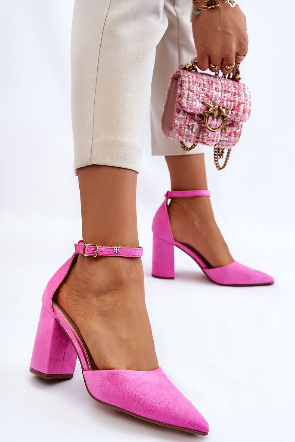  Pumps met dikke hak model 176239 Step in style 
