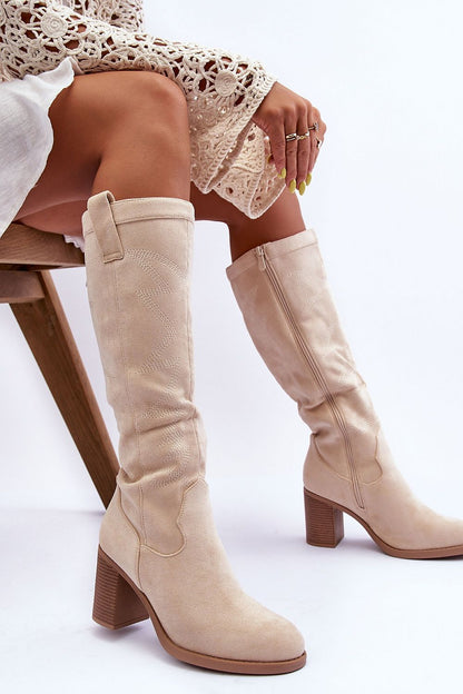  Laarzen met hoge hakken model 185243 Step in style 