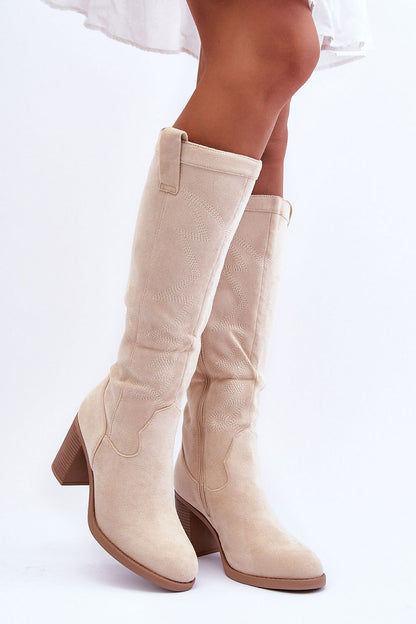  Laarzen met hoge hakken model 185243 Step in style 